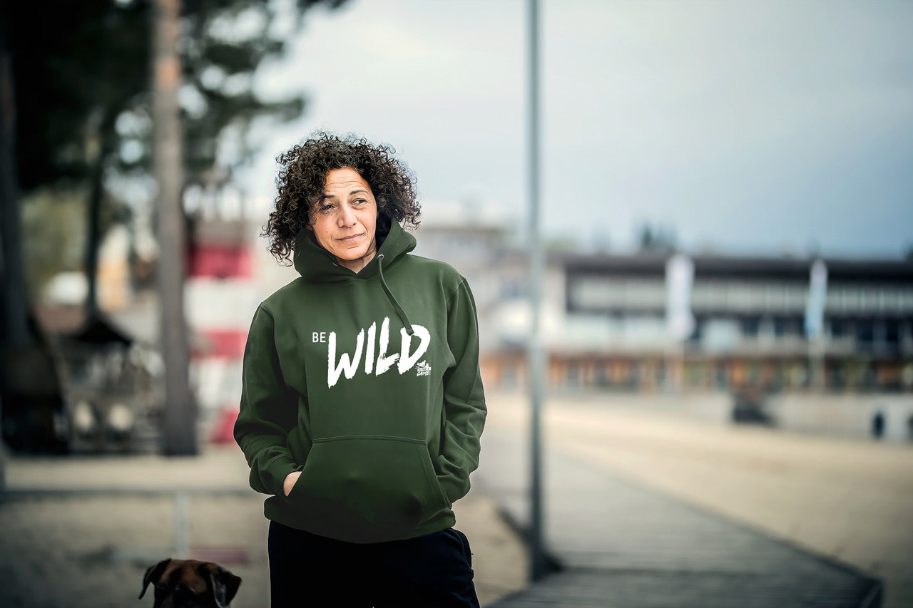 Hoodie "Be wild"