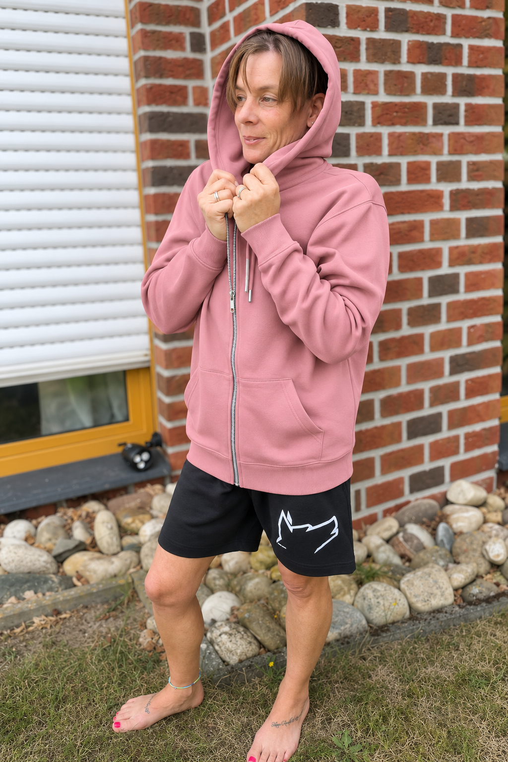 ZIP Hoodie "Lebe.."