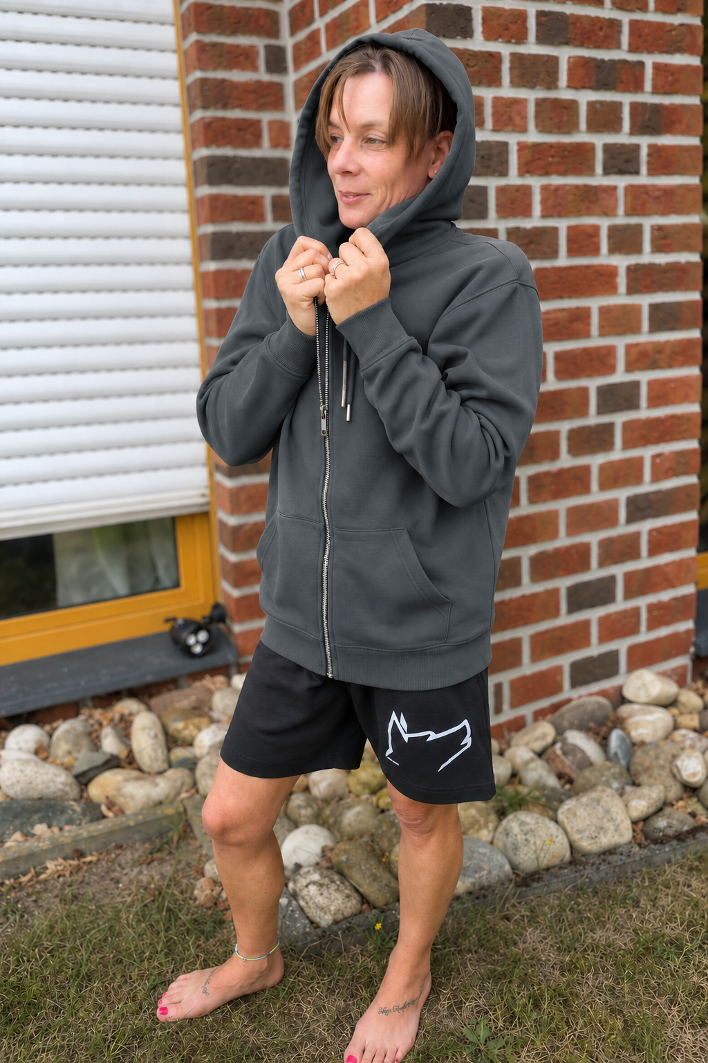 ZIP Hoodie "Lebe.."