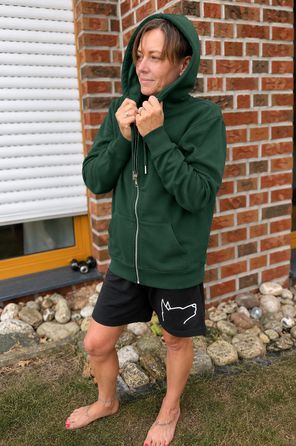 ZIP Hoodie "Lebe.."